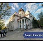 Last building of Dnipro State Medical University
